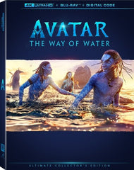 Avatar: The Way of Water (4K Ultra HD+2 Blu-ray+Digital Code)- Ultimate Collector's Edition  Rated: PG13 2023 Release Date: 6/20/2023 Also Avail 3D 4 Discs Blu Ray