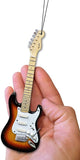 Fender: 6" Collectible Sunburst Fender Stratocaster Guitar - Miniature Guitar Replica