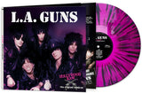L.A. Guns: Hollywood Raw-The Original Sessions 1988 - (Purple/ Black Splatter Purple LP) 2023 Release Date: 1/20/2023