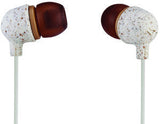 House Of Marley: Little Bird Marley In-Ear Earbud Headphones- 9.2mm Drivers Noise Isolation Design (White Cream)