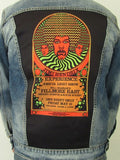 Jimi Hendrix Experience 3 Faces Fillmore East Psychedelic Blue Jean Jacket Unisex Large-XL-XXL-) Blue Jean Jacket) 2018