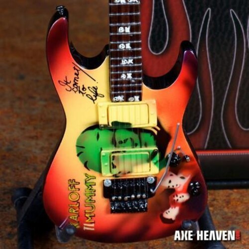 Kirk Hammett Metallica Signature Mummy Mini Guitar Replica