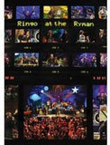 Ringo Starr & His All Star Band: Ringo At The Ryman 2012 DVD 2013 16:9 DTS 5.1