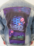 The Who Madison Square Garden Union Jack Blue Jean Jacket (Men's Large) 2018 RARE Ships Today