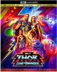 Thor: Love and Thunder (4K Ultra HD+Blu-ray+Digital Code) Collector's Edition Dolby AC-3)  4K Ultra HD Rated: PG13 2022 Release Date: 9/27/2022