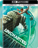 Uncharted:  (4K Ultra HD+Blu-ray+Digital) (Steelbook with Ring) (Limited Edition  4K Ultra HD Rated: PG13 2022 Release Date: 5/10/2022