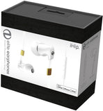 iHIP: White Elite Ceramic Earphones W/Mfi-Mic (White, With Microphone, In-Ear Headphones, Earbuds)
