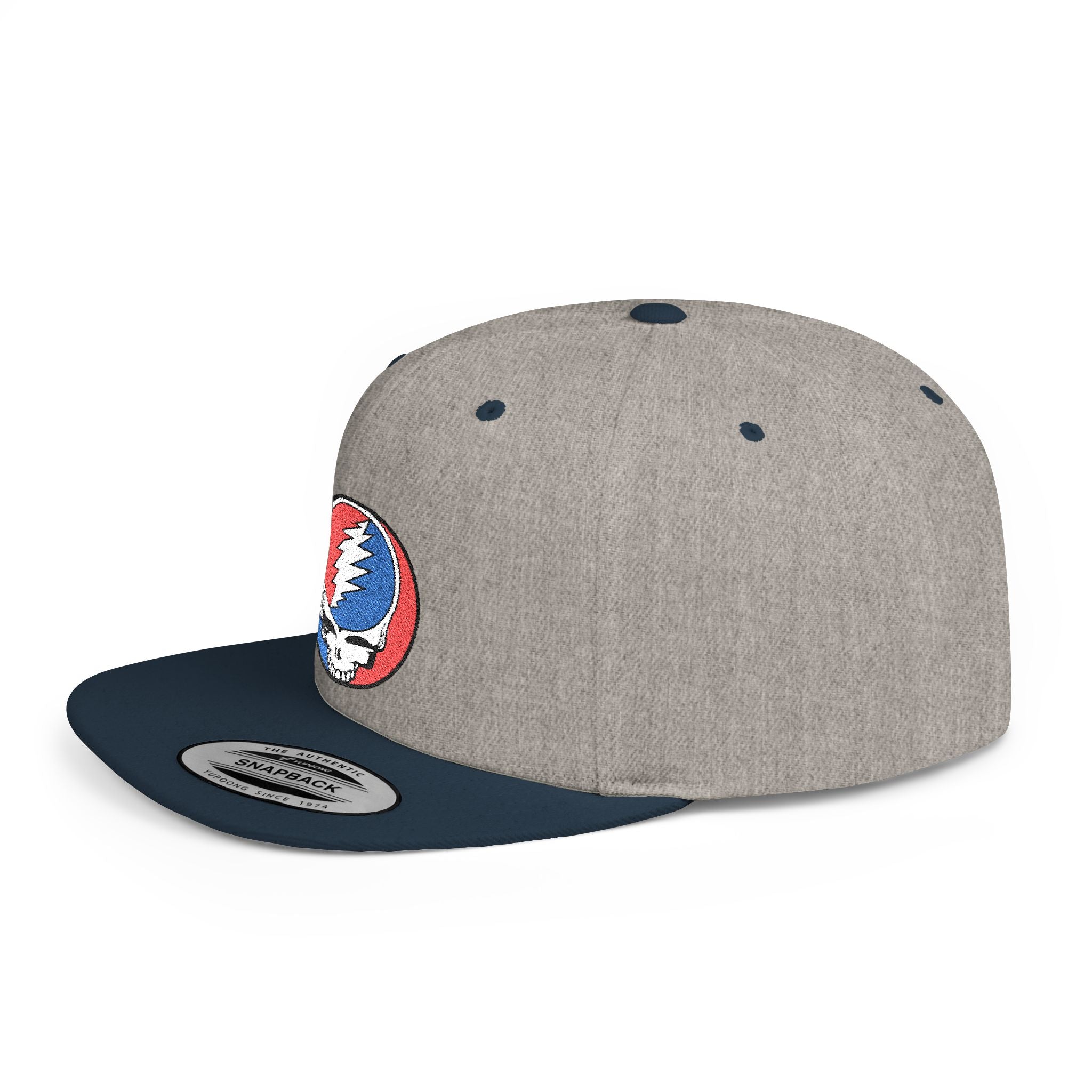 Grateful Dead Steal Your Face Embroidered Snapback Hat