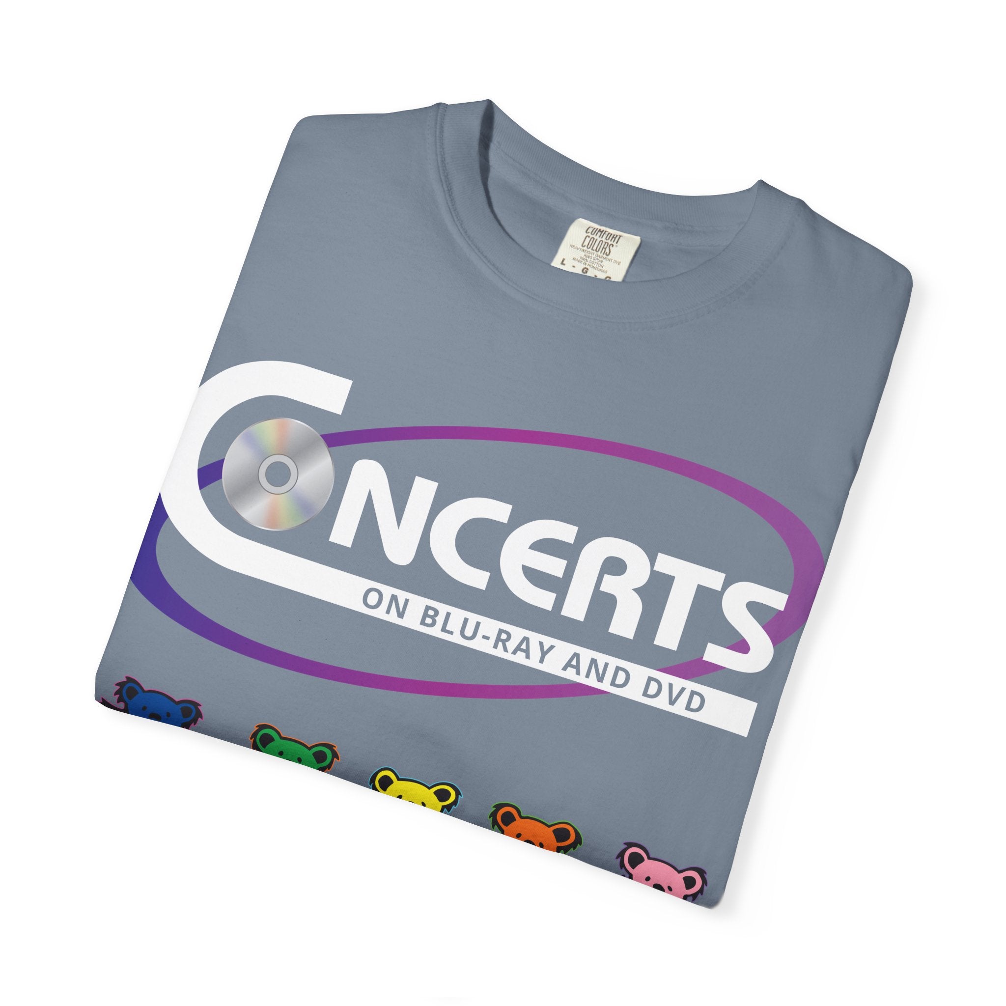 Dancing Bears Graphic T-Shirt — Colorful Retro Band Tee