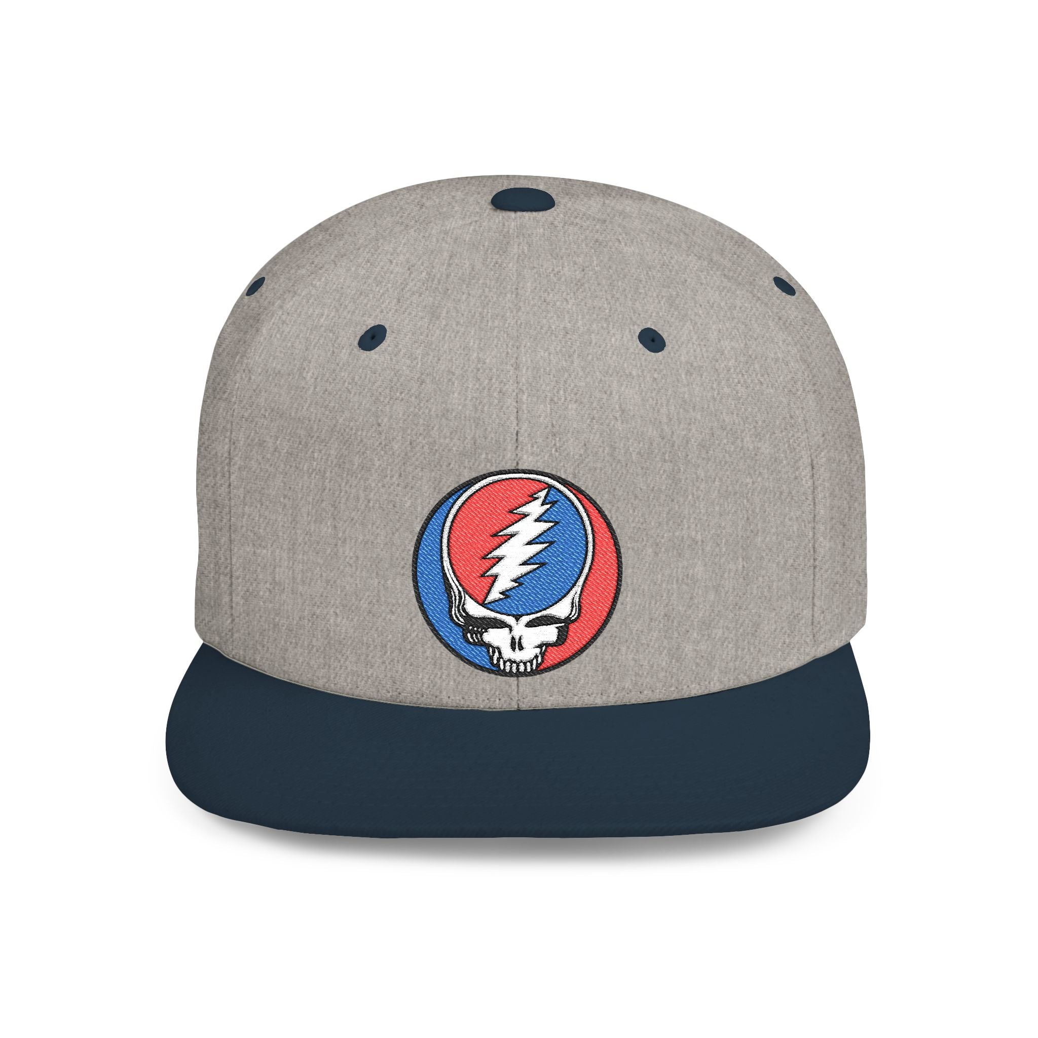 Grateful Dead Steal Your Face Embroidered Snapback Hat