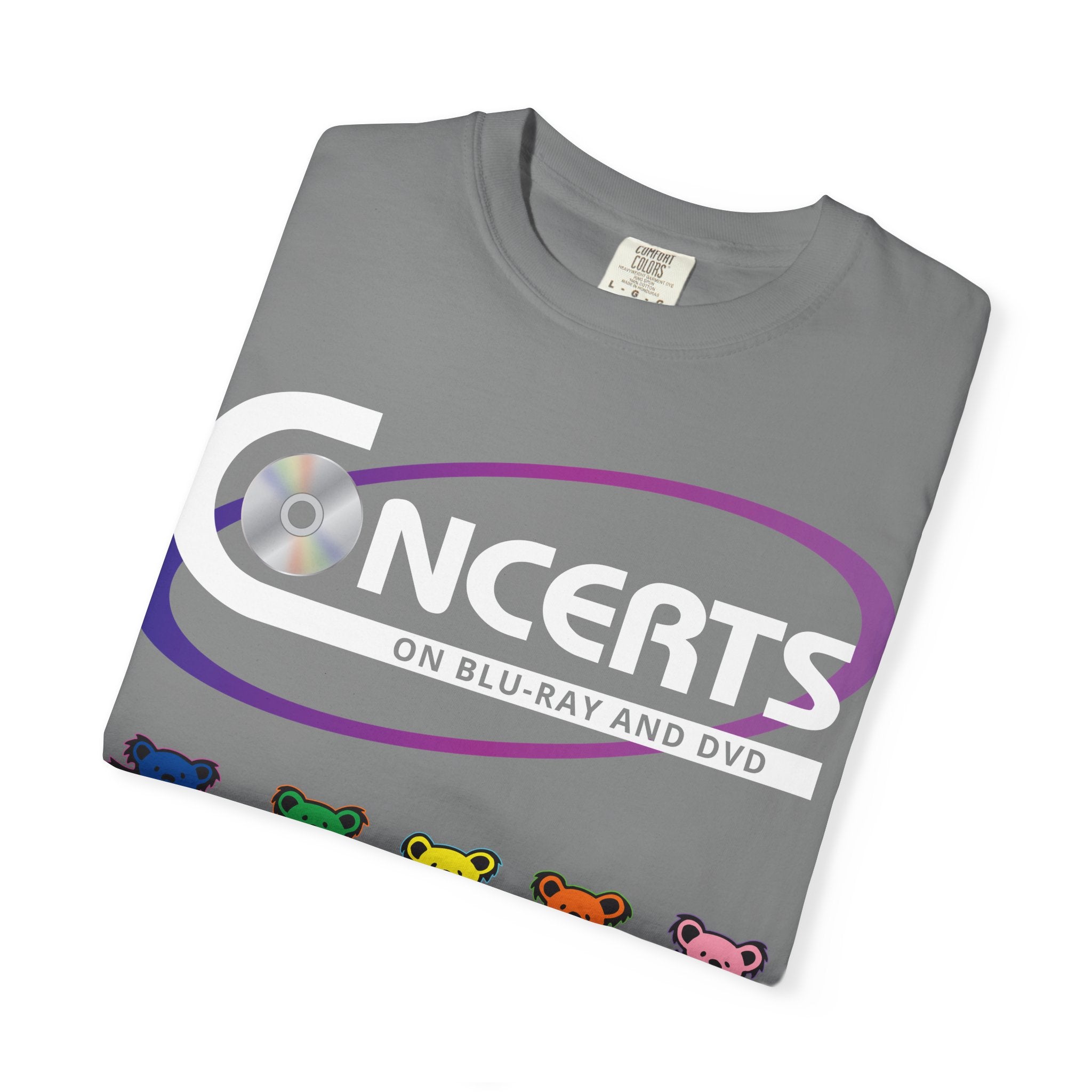 Dancing Bears Graphic T-Shirt — Colorful Retro Band Tee