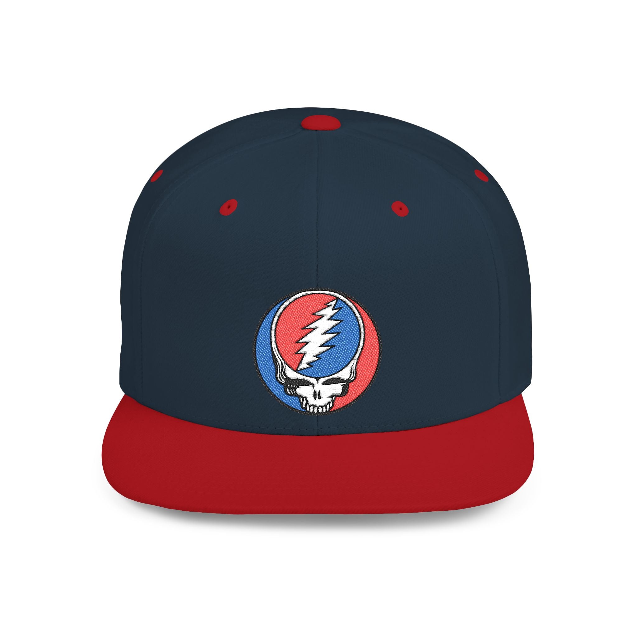 Grateful Dead Steal Your Face Embroidered Snapback Hat