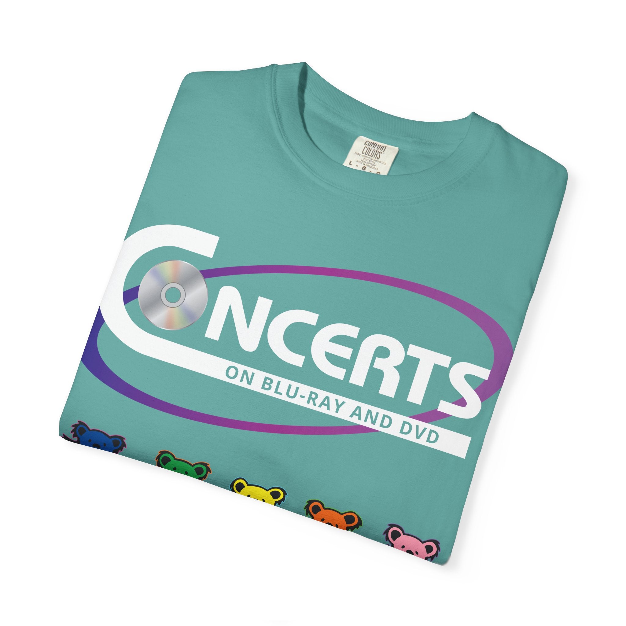 Dancing Bears Graphic T-Shirt — Colorful Retro Band Tee