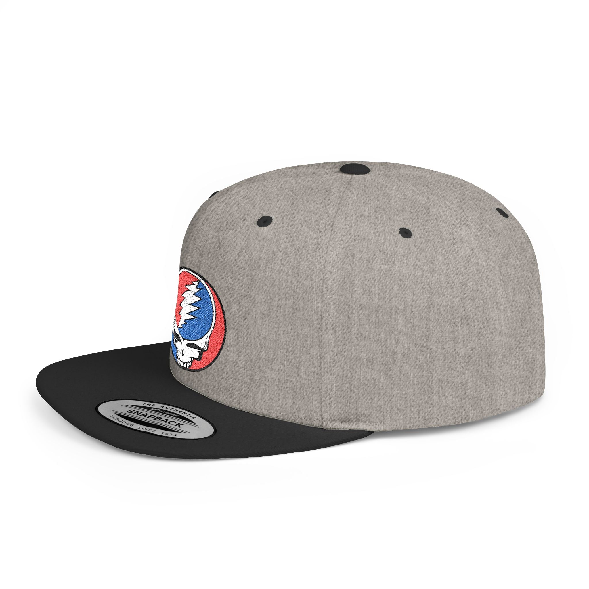 Grateful Dead Steal Your Face Embroidered Snapback Hat