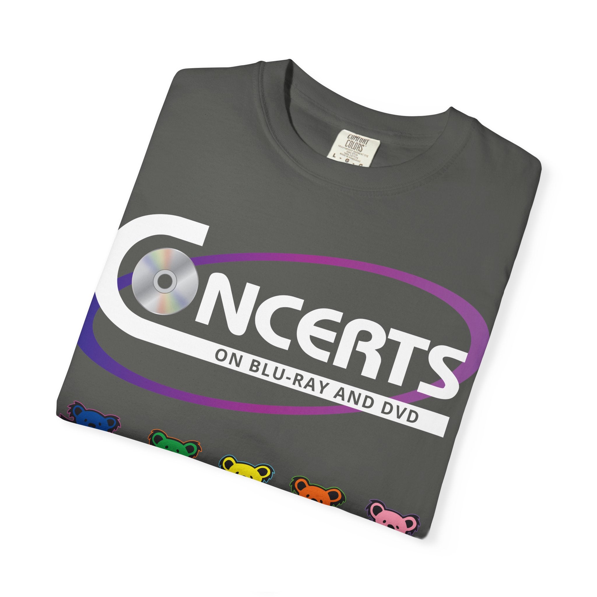 Dancing Bears Graphic T-Shirt — Colorful Retro Band Tee
