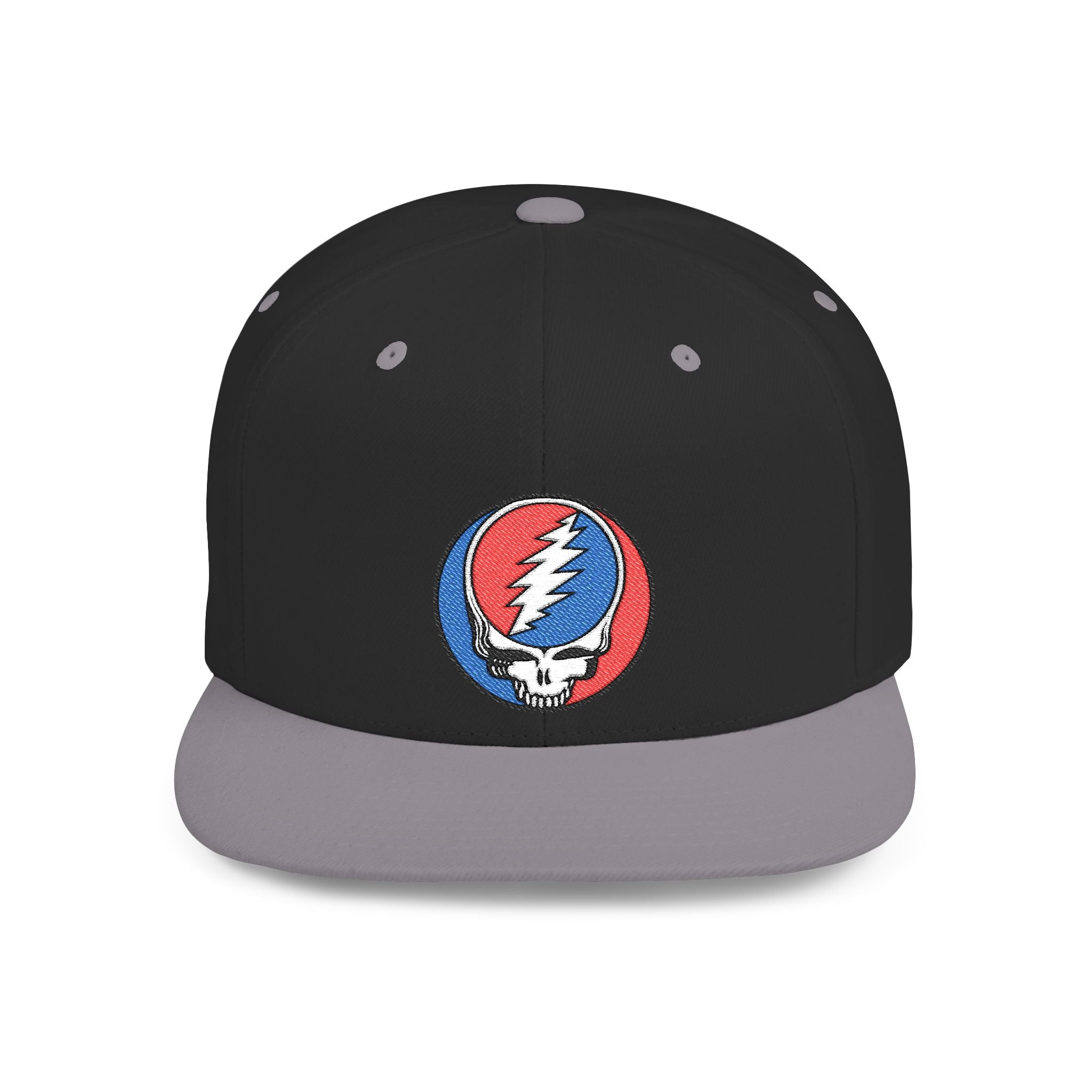 Grateful Dead Steal Your Face Embroidered Snapback Hat