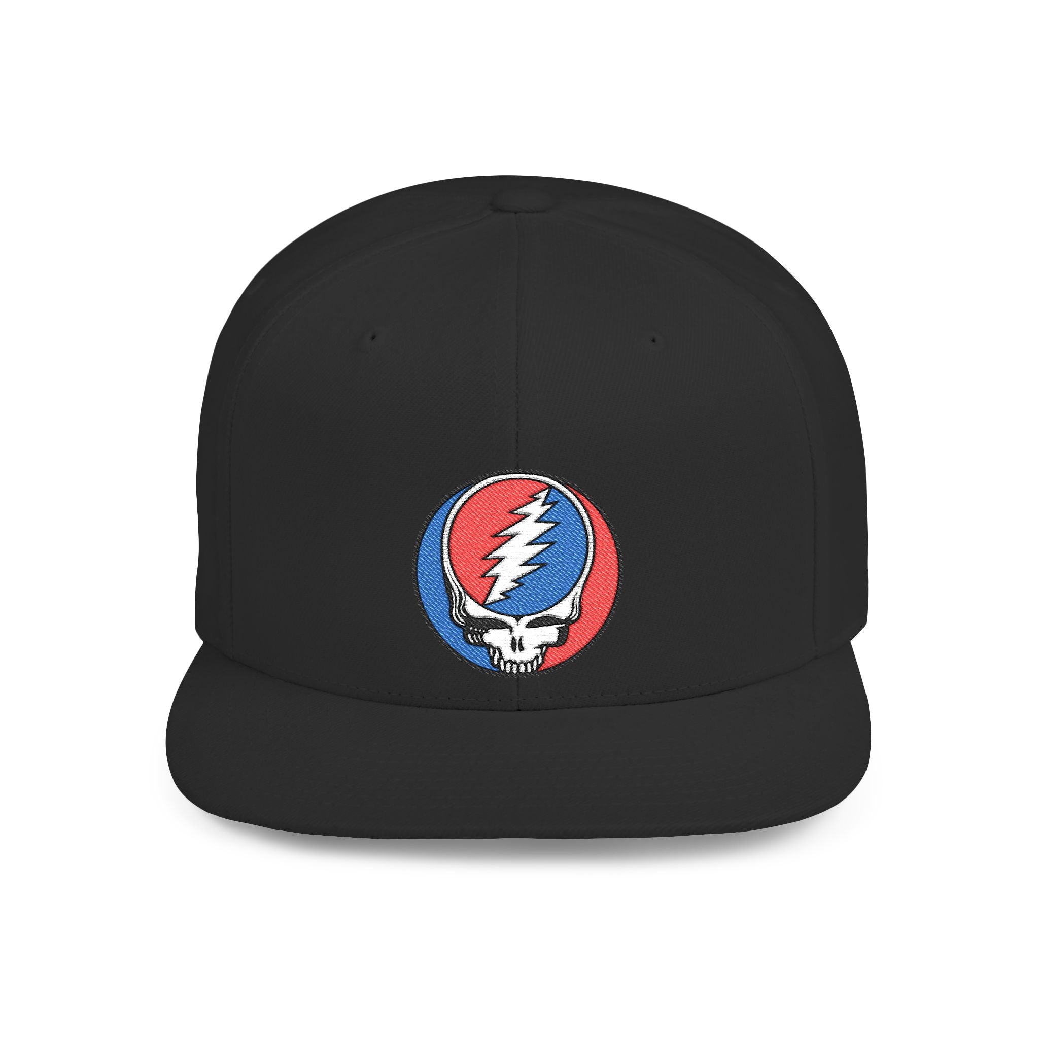 Grateful Dead Steal Your Face Embroidered Snapback Hat