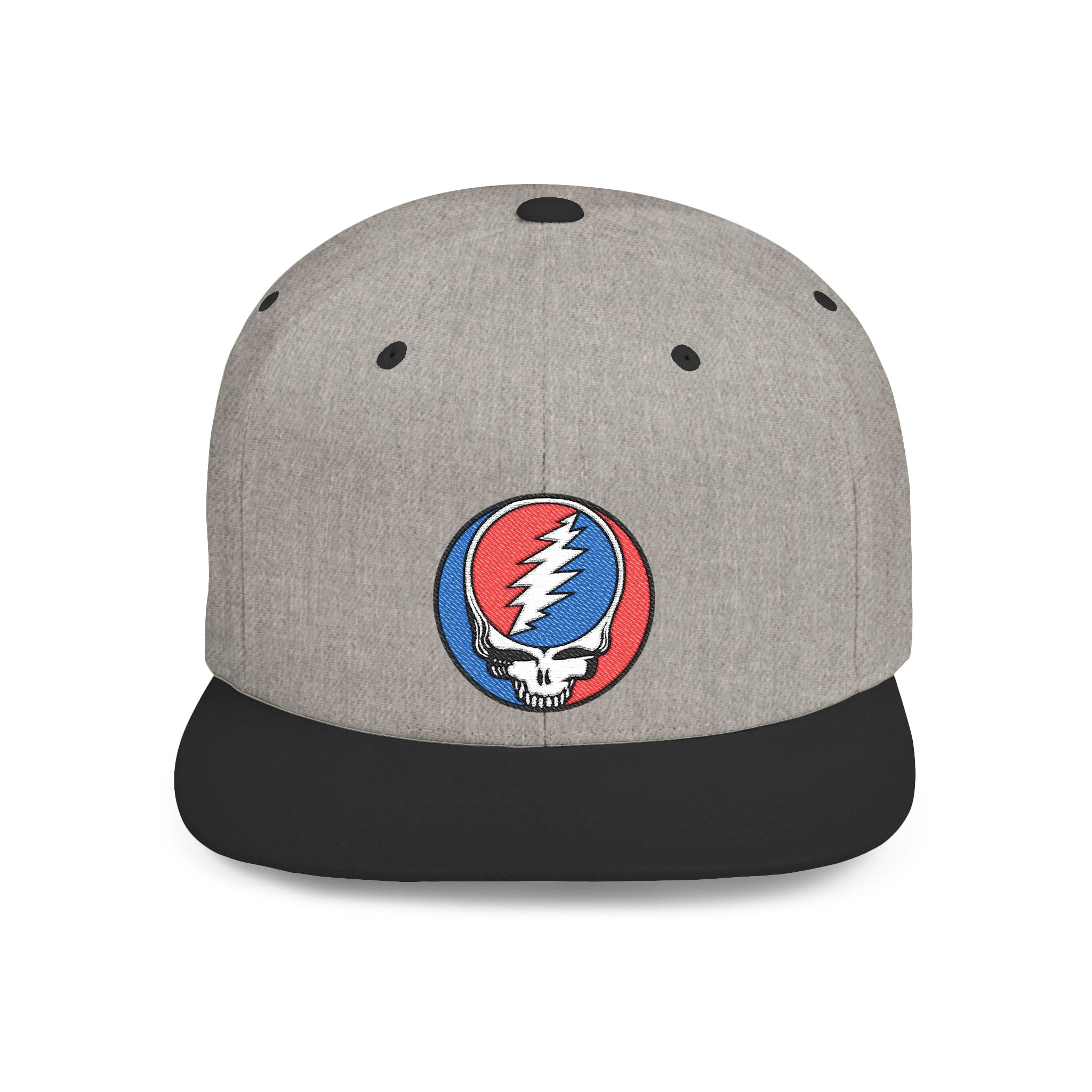 Grateful Dead Steal Your Face Embroidered Snapback Hat
