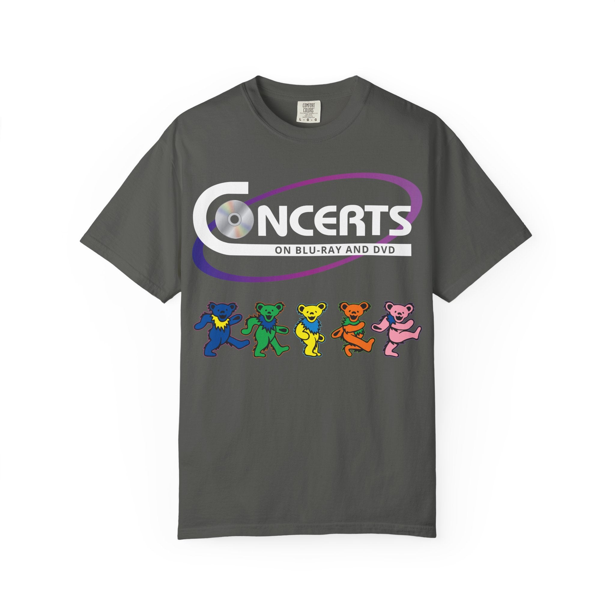 Dancing Bears Graphic T-Shirt — Colorful Retro Band Tee