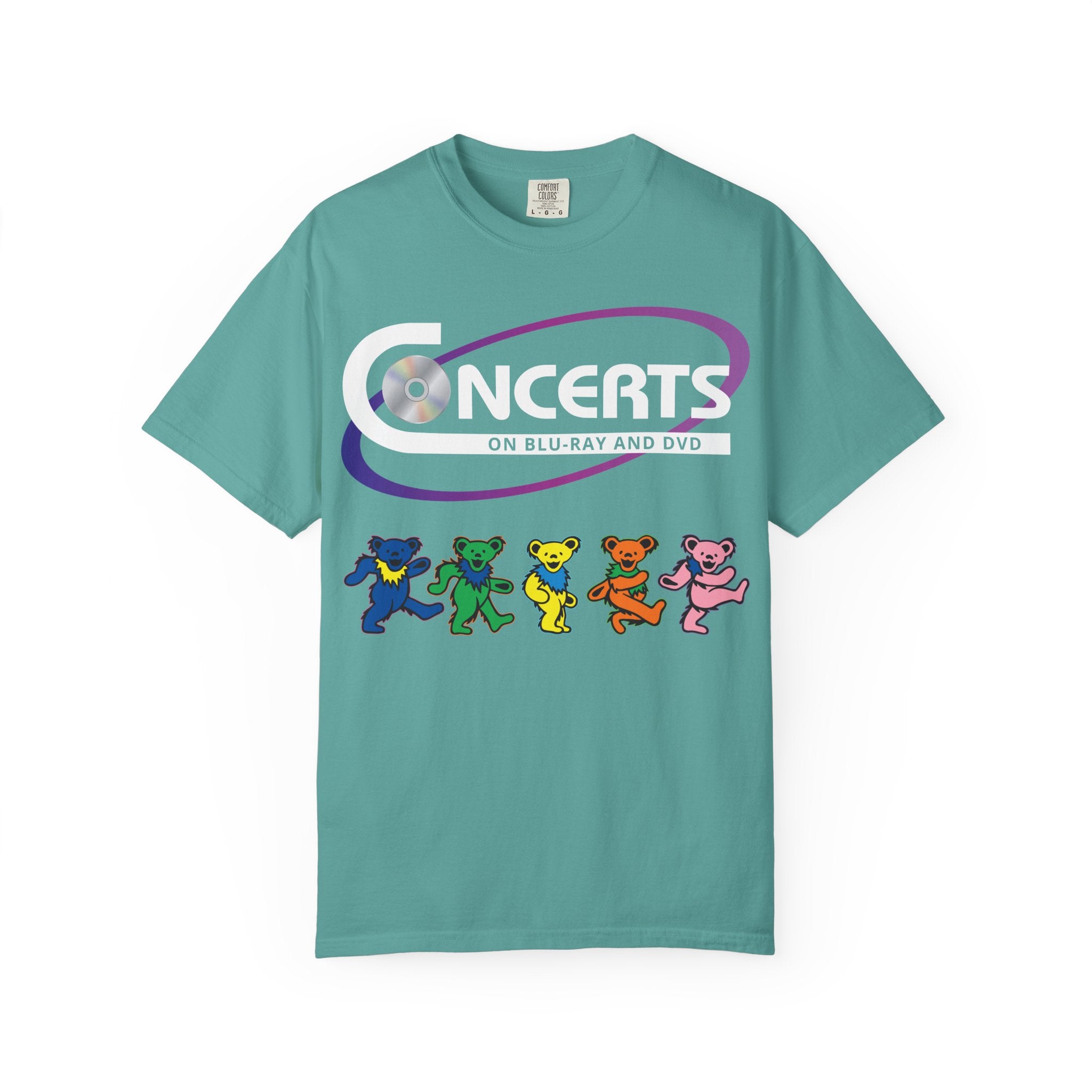 Dancing Bears Graphic T-Shirt — Colorful Retro Band Tee