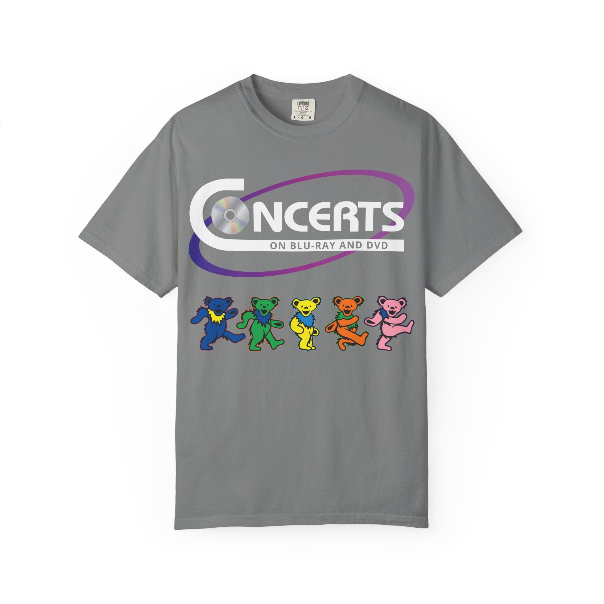 Dancing Bears Graphic T-Shirt — Colorful Retro Band Tee