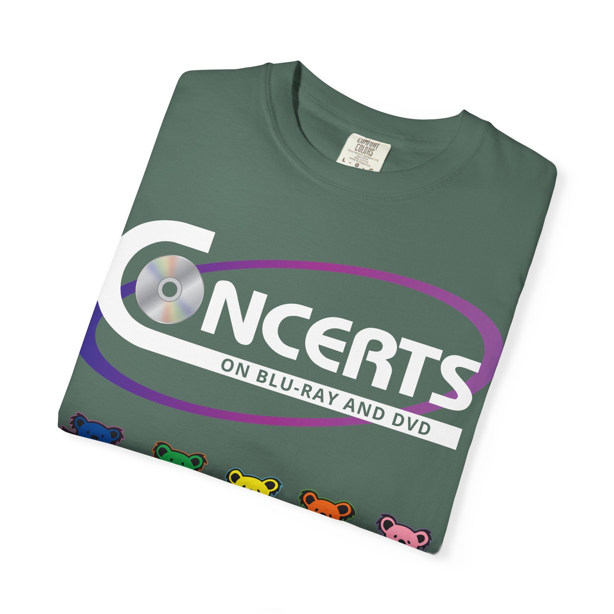 Dancing Bears Graphic T-Shirt — Colorful Retro Band Tee