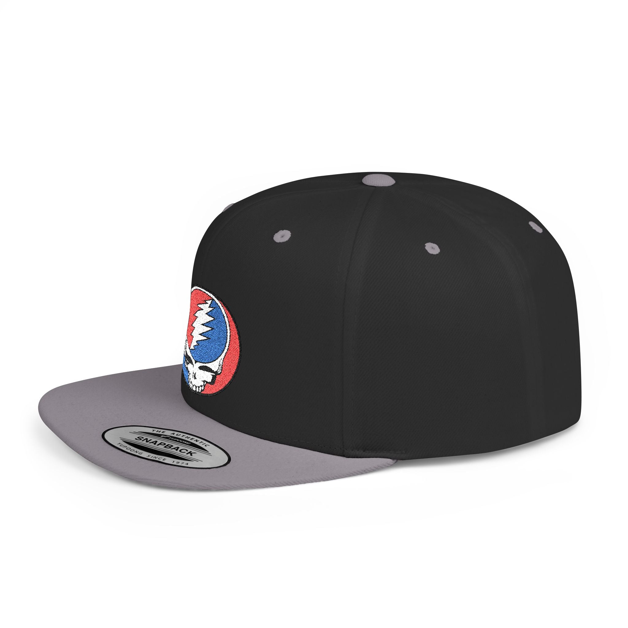 Grateful Dead Steal Your Face Embroidered Snapback Hat