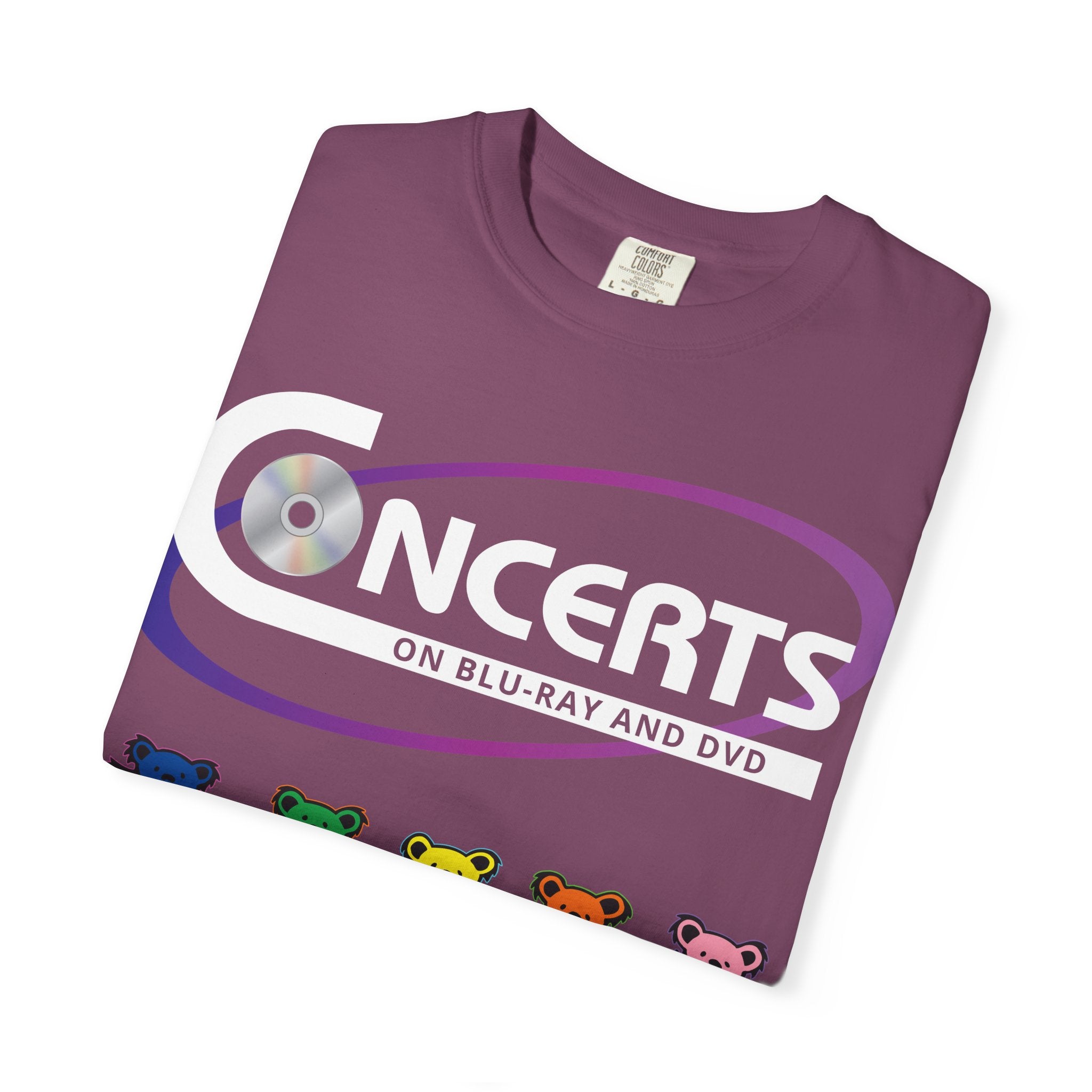 Dancing Bears Graphic T-Shirt — Colorful Retro Band Tee