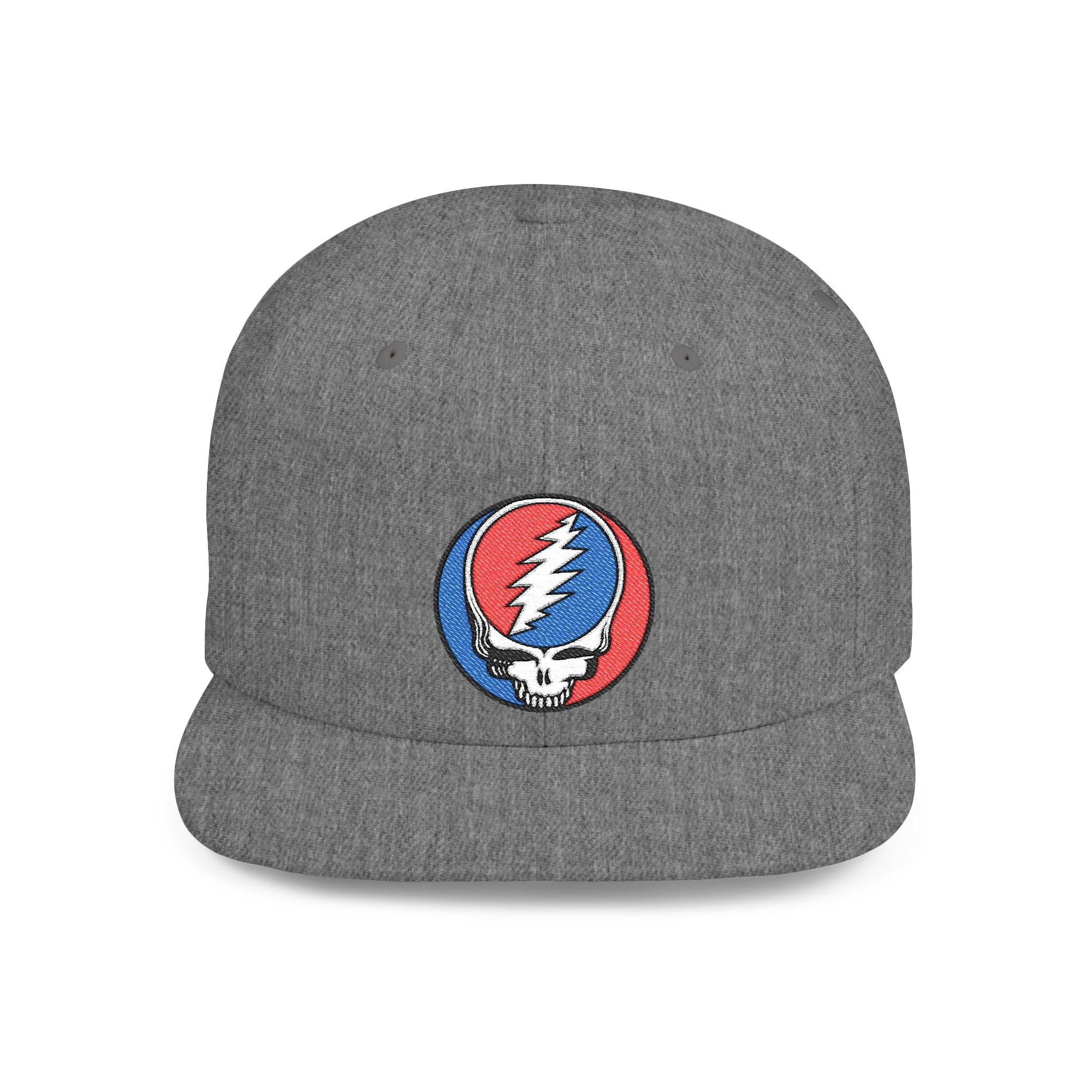 Grateful Dead Steal Your Face Embroidered Snapback Hat