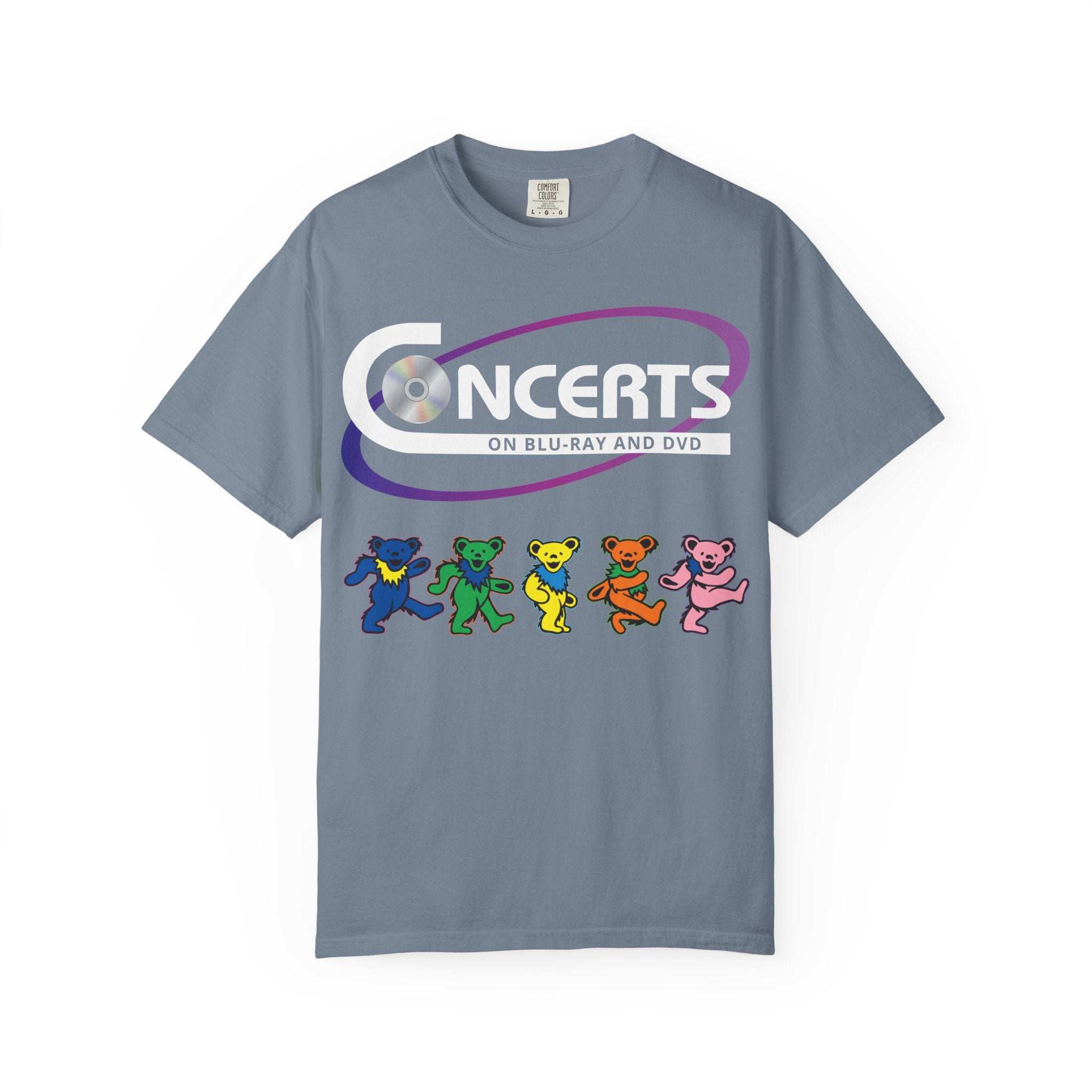 Dancing Bears Graphic T-Shirt — Colorful Retro Band Tee
