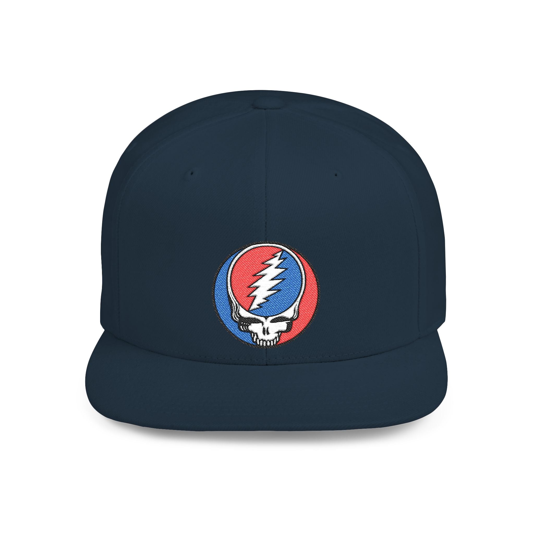 Grateful Dead Steal Your Face Embroidered Snapback Hat