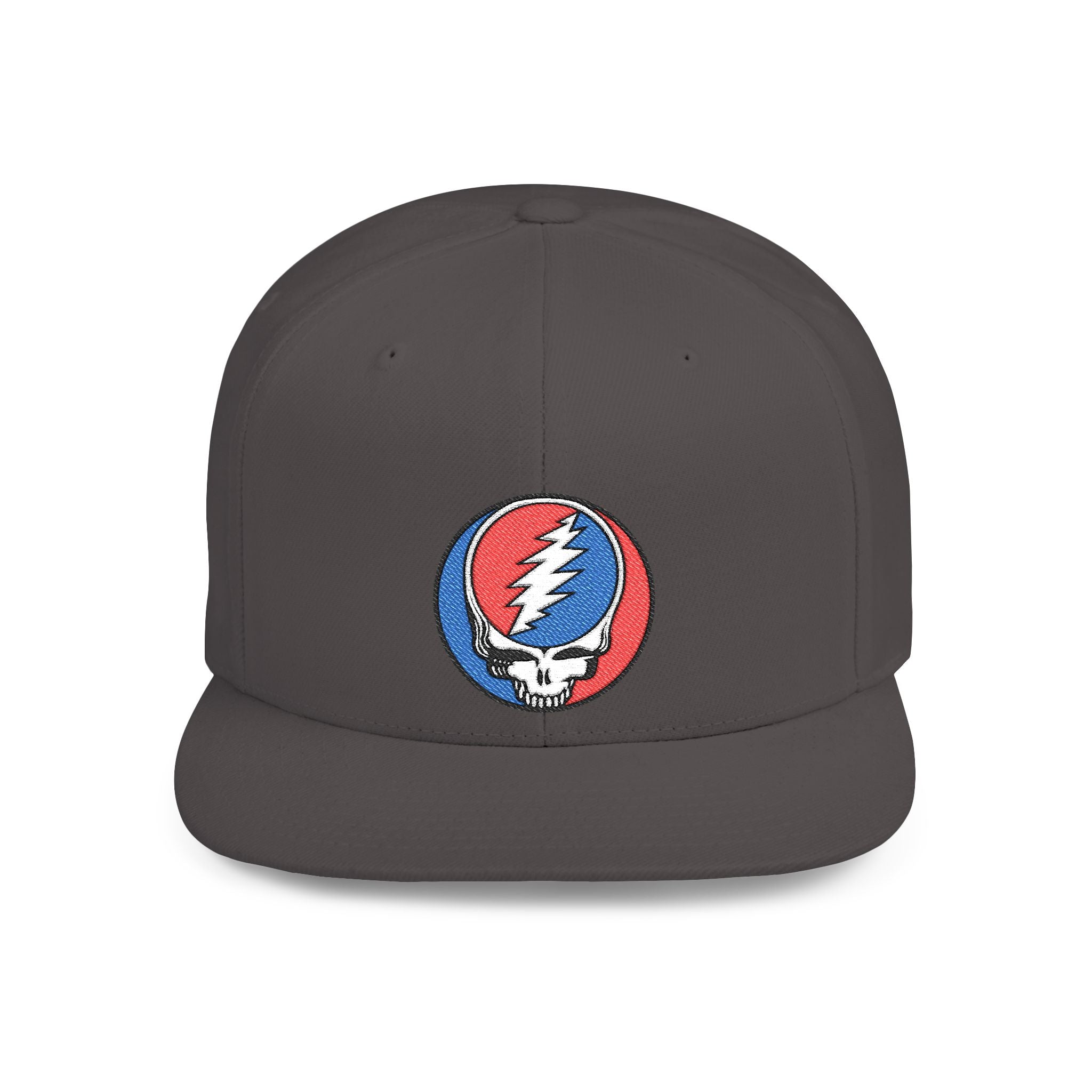 Grateful Dead Steal Your Face Embroidered Snapback Hat