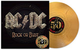 AC/DC: Rock Or Bust 2014 (Limited Edition Colored Vinyl Gold  LP) 2024 Release Date: 6/21/2024