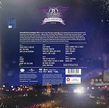 Aerosmith:  Rocks Donington 2014 (3LP+DVD) 12x12 Book Packaging  [Import] 2020 Release Date: 12/4/2020 VERY VERY RARE