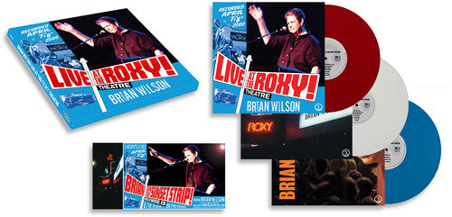 Beach Boys Brian Wilson: Live at the Roxy Theatre April 2000 25th Anniversary Edition (3 Colored Vinyl Red Blue White) LP 2025 Release Date: 11/7/2025 2 CD Also Avail