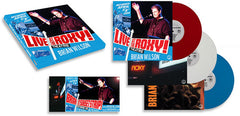 Beach Boys Brian Wilson: Live at the Roxy Theatre April 2000  25th Anniversary Edition (3 Colored Vinyl Red Blue White) LP 2025 Release Date: 11/7/2025 2 CD Also Avail