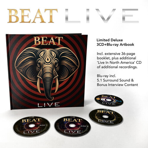 King Crimson: BEAT Live 2024 (Large Item Limited Edition Deluxe Box Set (3CD+Blu-ray) Also Avail 2 CD+BR & 3 LPS CD 2025 Release Date: 9/26/2025