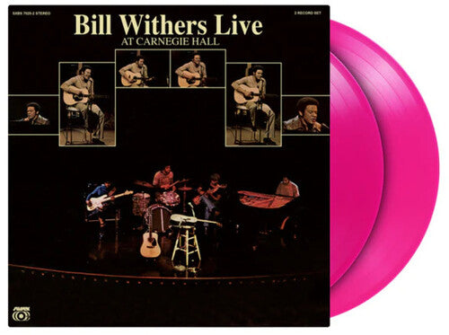 Bill Withers: Live At Carnegie Hall 1972 - (Limited Gatefold 2 180-Gram Translucent Magenta Colored Vinyl Import Gatefold LP Jacket)  2 LP 2026 Release Date: 7/3/2026