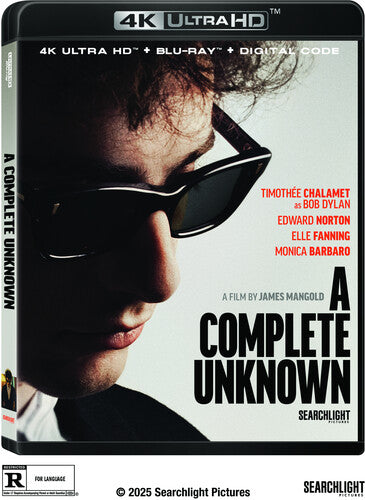 Bob Dylan: A Complete Unknown (4K Ultra HD+Blu-ray+Digital Copy) Limited Edition Subtitled) Rated: R 2025 Release Date: 4/1/2025 Also Avail Blu-ray