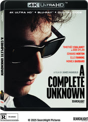 Bob Dylan: A Complete Unknown (4K Ultra HD+Blu-ray+Digital Copy) Limited Edition Subtitled) Rated: R 2025 Release Date: 4/1/2025 Also Avail Blu-ray