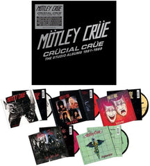 Motley Crue: Crucial Crue: The Studio Albums 1981-1989 (Limited Edition Boxed Set 5 LP) 2023 Release Date: 2/17/2023 (5 CDS) Also  Avail