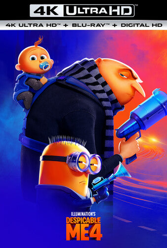 Despicable Me 4 (4K Mastering+Blu-ray+ Digital Copy) 4K Ultra HD Rated: PG 2024 Release Date: 9/24/2024 BLU-RAY ALSO AVAIL