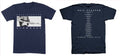 Eric Clapton - Slowhand Tour 2025 - T-Shirt - Large (Navy)  Cotton Navy Blue Adult Shirt 2026  Also Avail XL