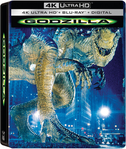 Godzilla 1998 (4K Ultra HD+Blu-ray+Digital) SteelBook 25th Anniversary Edition Widescreen Rated: PG13 2023 Release Date: 10/24/2023