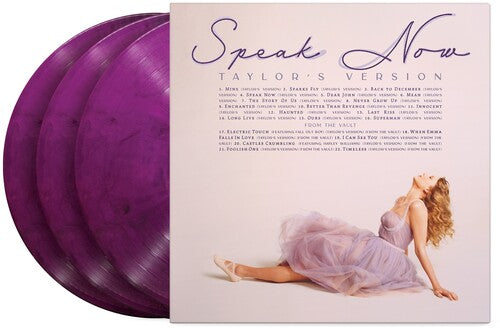 Taylor Swift: Speak Now Taylor's Version (Colored Vinyl Orchid 3 LP) 2023 Release Date: 7/7/2023 (2 CD) Also Avail
