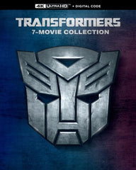 Transformers: 7-Movie Collection (4K Ultra HD Box Set 13 Discs) Widescreen Digital Copy Dolby Rated: PG13 2024 Release Date: 9/24/2024 BLU-RAY ALSO AVAIL