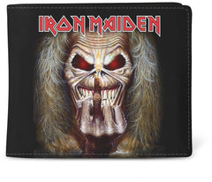 Iron Maiden: Rocksax - Iron Maiden - Wallet: Middle Finger (Wallet Collectible) Faux Leather