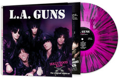 L.A. Guns: Hollywood Raw-The Original Sessions 1988 - (Purple/ Black Splatter Purple LP)  2023 Release Date: 1/20/2023