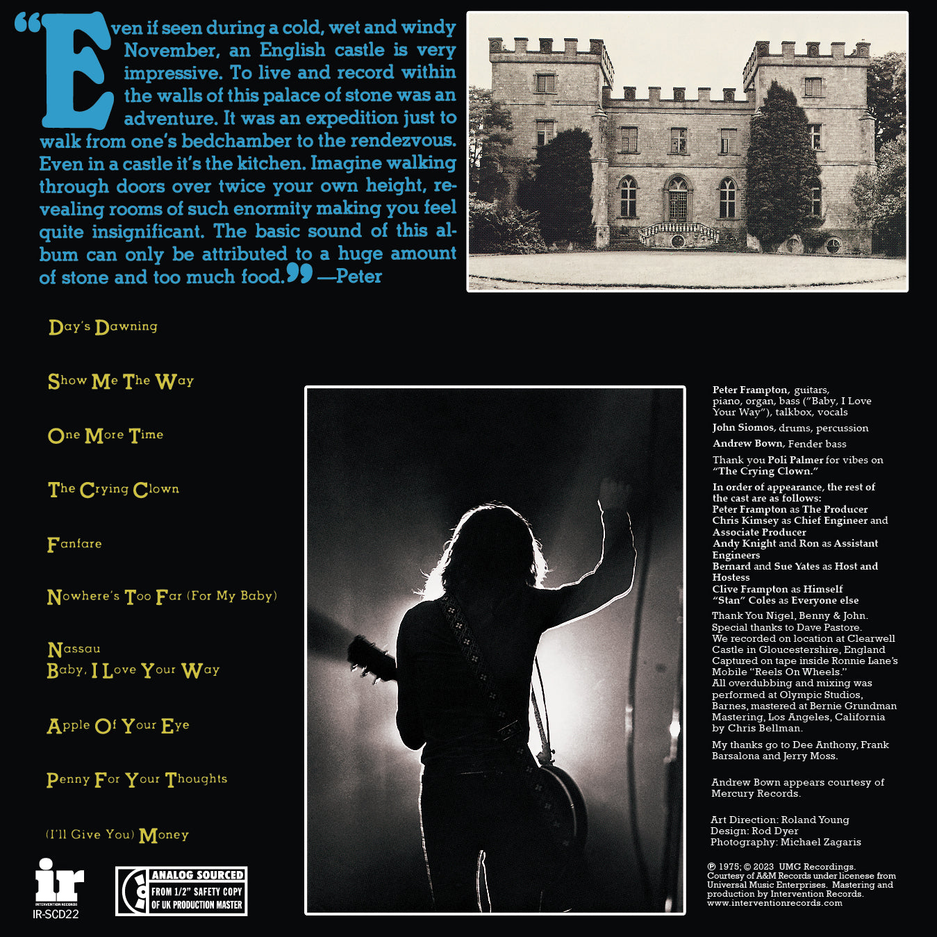 Peter Frampton:  Frampton 1975 (SACD Hybrid Dual-Layer) 2023 Release Date: 4/28/2023