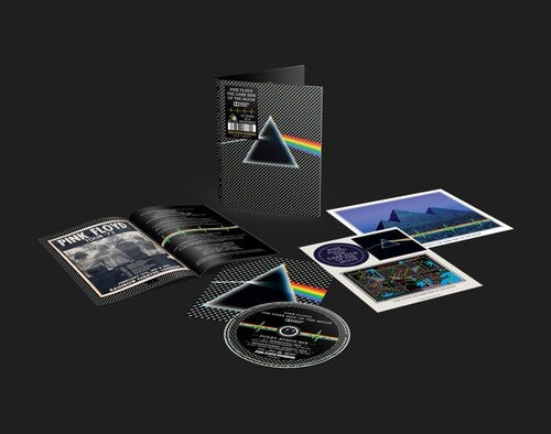 Pink Floyd: The Dark Side Of The Moon 1973 50th Anniversary Edition (Blu-ray Audio Only DTS HD HIRES 192/24 DOLBY ATMOS) Sticker-Book Anniversary Edition Remastered Postcard) 2023 Release Date: 10/13/2023